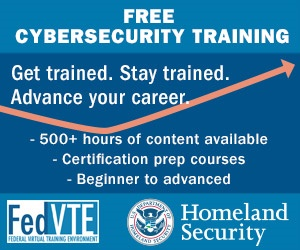 FedVTE Cybersecurity Training