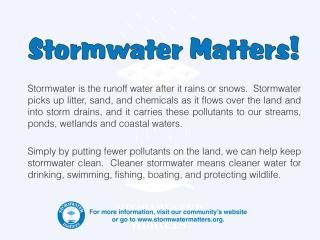 Stormwater