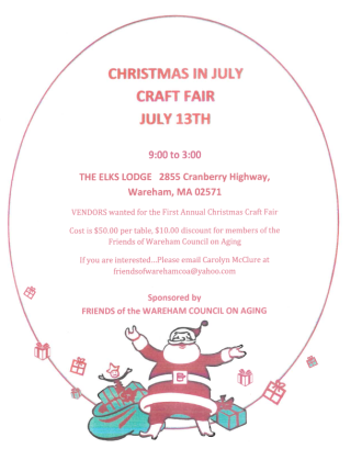 Christmas in July Craft Fair 