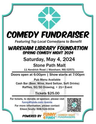 Wareham Library Foundation Comedy Fundraiser 