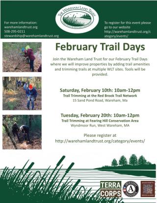 Wareham Land Trust trail day