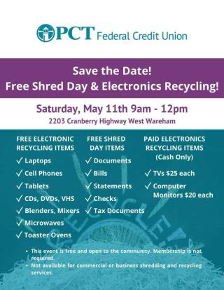 Free Shred Day and Electronics Recycling 