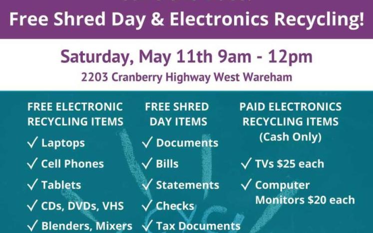 Free Shred Day and Electronics Recycling 